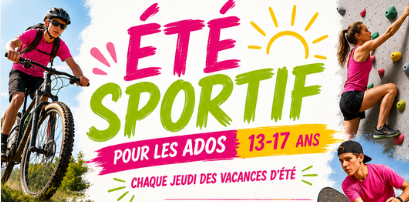 Été sportif pour Ados 2026